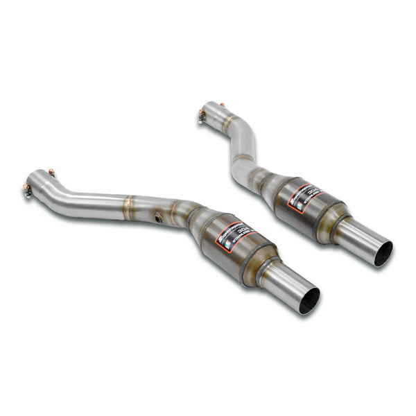 BMW E46 - All models (For V8 S62 - M5 5.0i engine conversion) Front exhaust Right - Left with  Metallic catalytic converter