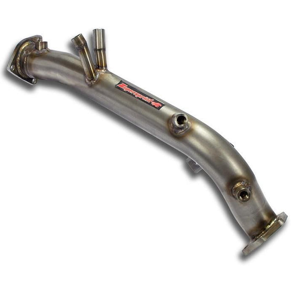 Supersprint 768231 Turbo Downpipe (Left Hand Drive) (replaces DPF)With bungs for the pressure fittings + O2 sensors