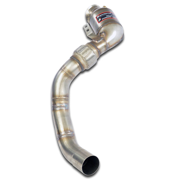 Turbo downpipe kit +  Metallic catalytic converter LeftAccepts the stock "Cat.-Back" system