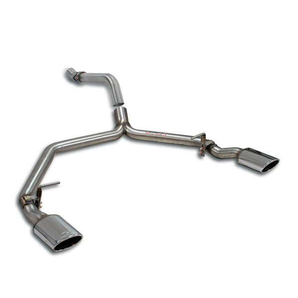 Rear pipe Right + Left 2 exit 145x95(Muffler delete)