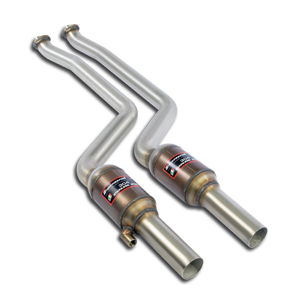 Front exhaust with metallic catalytic 100CPSI Right + Left