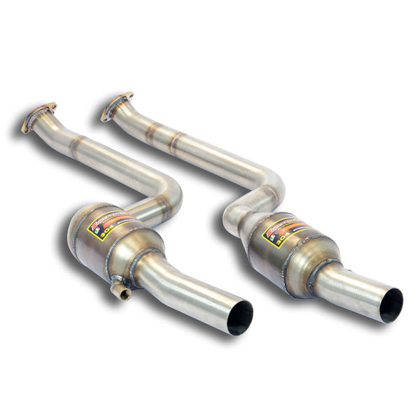 Front exhaust with metallic catalytic 200CPSI Right + Left